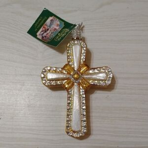 Old World Christmas Glass Holy Cross